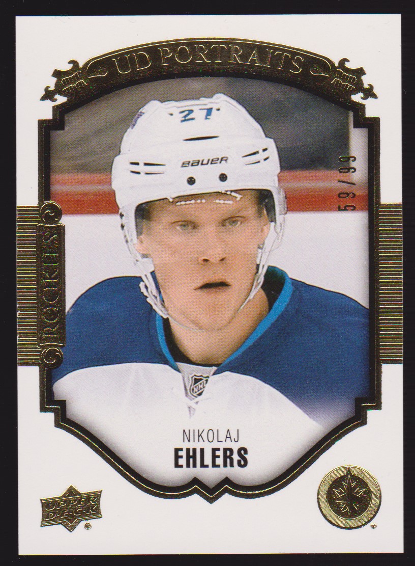 (image for) 2015-16 Upper Deck UD Portraits Gold #P107 Nikolaj Ehlers 59/99